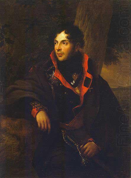 Portrait of Nikolay Kamensky (1776-1811), Russian general, oil painting, Friedrich Georg Weitsch
